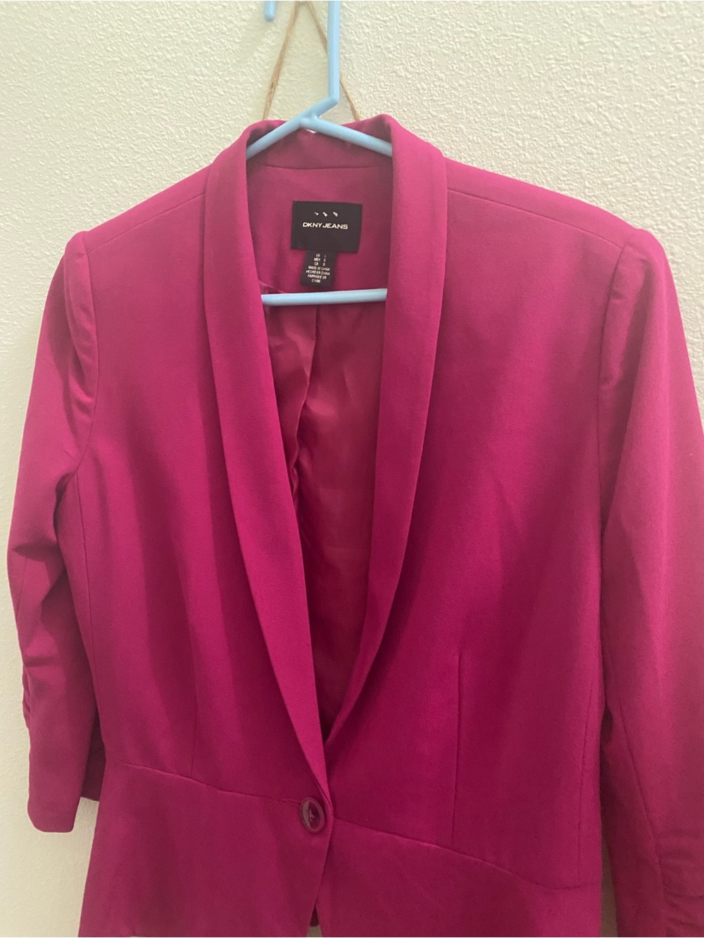Dkny Magenta Shawl-Collar Blazer